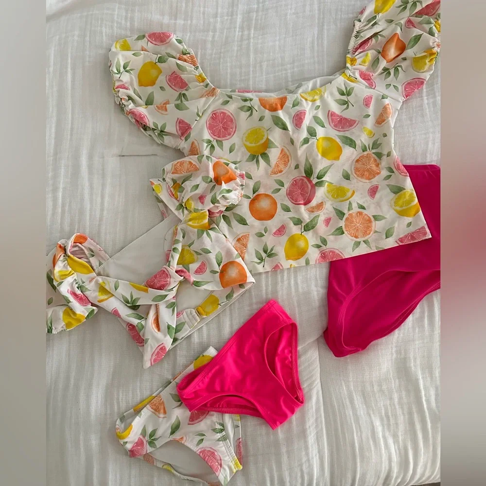 Mama &‎ Mini Citrus Tankini Set - Toddler